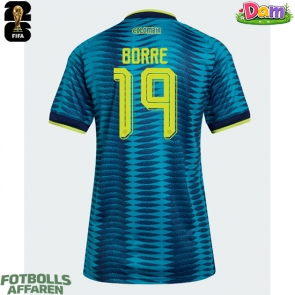 Colombia Rafael Santos Borre #19 Bortatröja Kvinnor VM 2026 Kortärmad